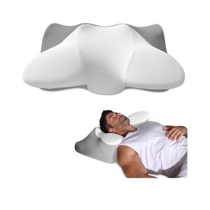 Dual-Height Cervical Neck Pillow for Pain Relief Memory Foam Pillows